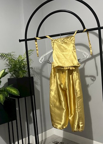 Bordo Zincir Detaylı Uzun Kollu Nakışlı kaftan - Görsel 2