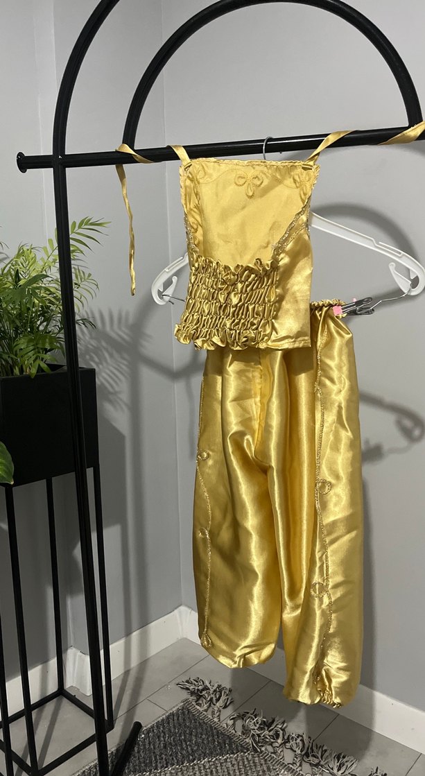 Bordo Zincir Detaylı Uzun Kollu Nakışlı kaftan - Görsel 3