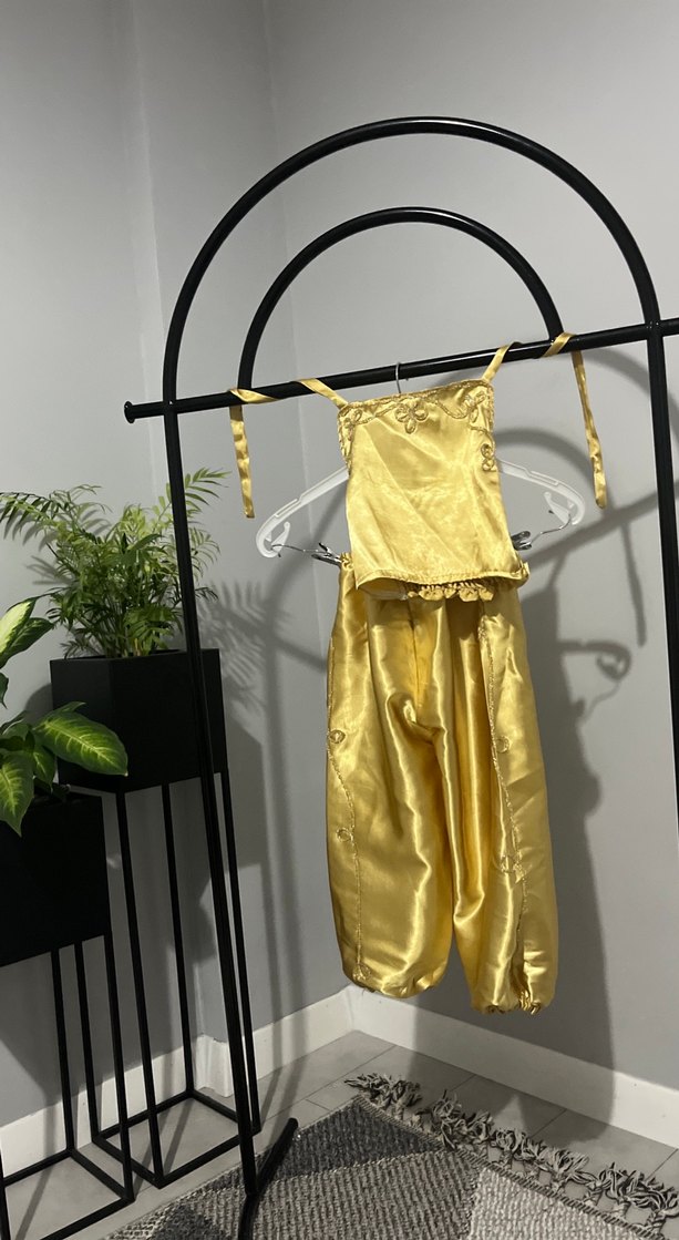 Bordo Zincir Detaylı Uzun Kollu Nakışlı kaftan - Görsel 2