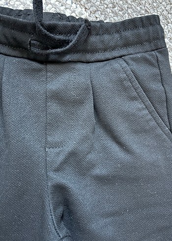 6 Yaş Beden Çocuk Siyah Regular Fit Kumaş Pantolon