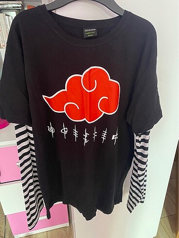 Köstebek Naruto temalı uzun kollu tshirt