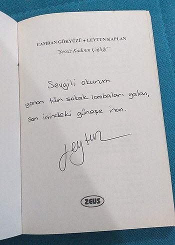 Camdan Gökyüzü - Leytun Kaplan(Yazarından İmzalı) - Görsel 2