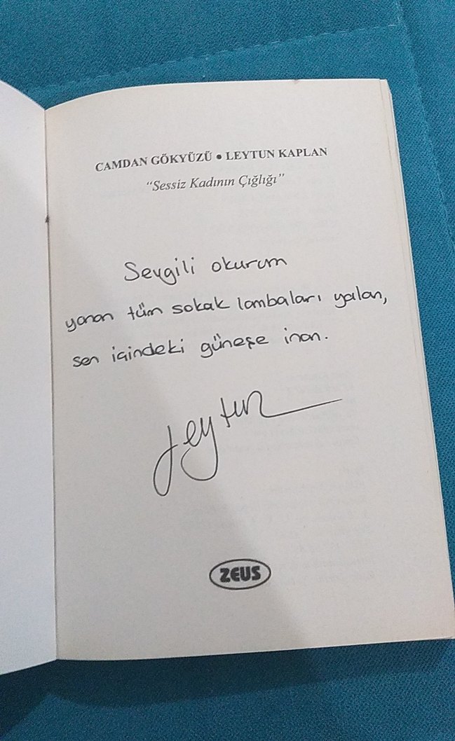 Camdan Gökyüzü - Leytun Kaplan(Yazarından İmzalı) - Görsel 2