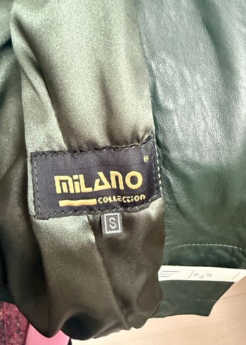 Milano Collection marka deri ceket - Görsel 5
