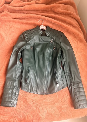 Milano Collection marka deri ceket - Görsel 3