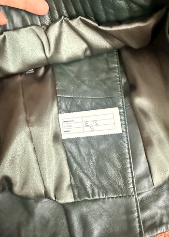 Milano Collection marka deri ceket - Görsel 6