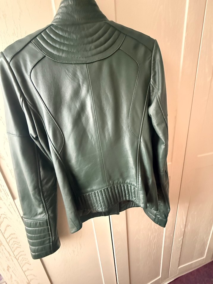 Milano Collection marka deri ceket - Görsel 2