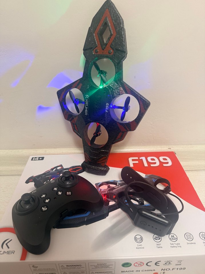 F199 Çift Batarya Uçak Drone - Görsel 4