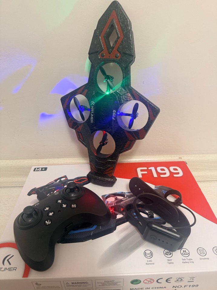 F199 Çift Batarya Uçak Drone - Görsel 5