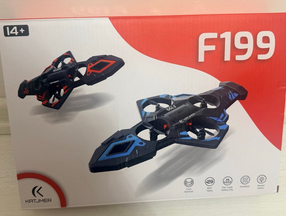 F199 Çift Batarya Uçak Drone - Görsel 3