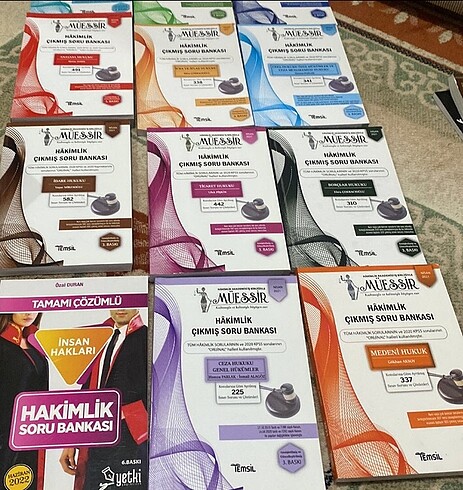 Müessir Adli Hakimlik Soru Bankası Seti