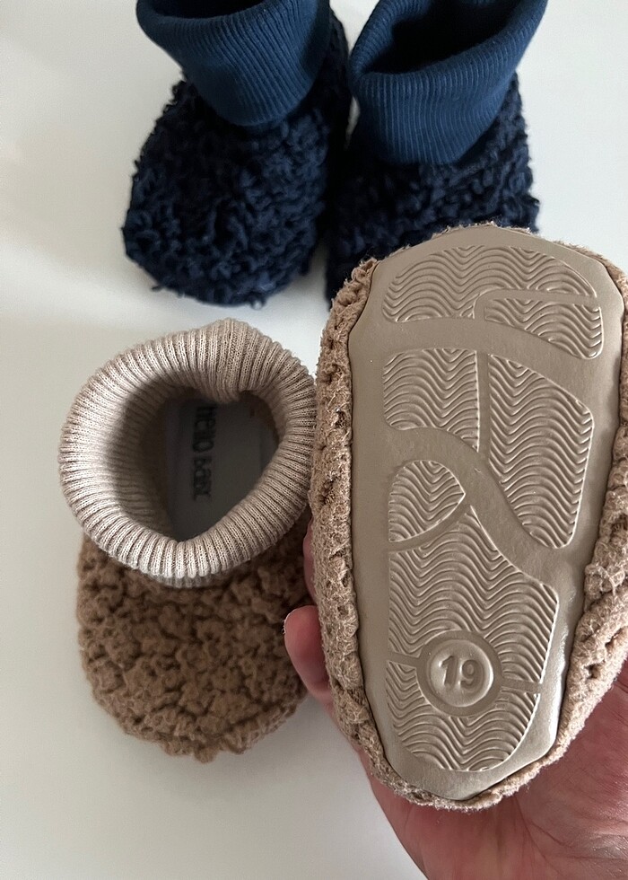 18 ve 19 numara iki çift bebek pandufu - Görsel 3