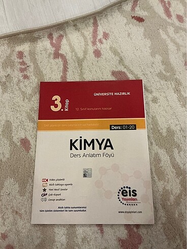 EİS KİMYA DERS ANLATIM FÖYÜ 12.sınıf KONULARI