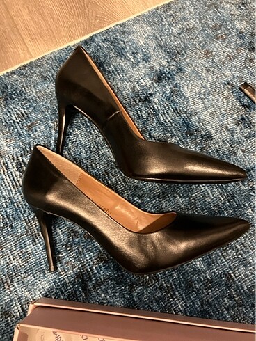 38 Beden Kadın siyah stiletto