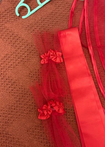 Gelin kına seti duvak kuşak - Görsel 3