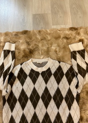 Baklava desenli kazak - Görsel 5