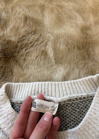 Baklava desenli kazak - Görsel 3