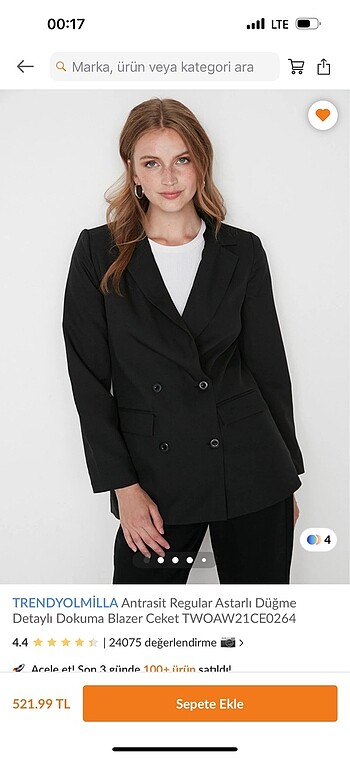 Trendyolmilla blazer ceket