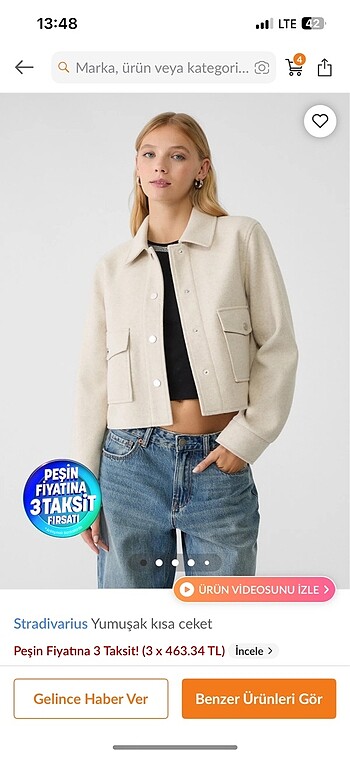 Stradivarius Ceket