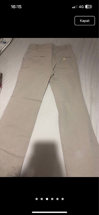 m Beden ten rengi Renk Flare jean