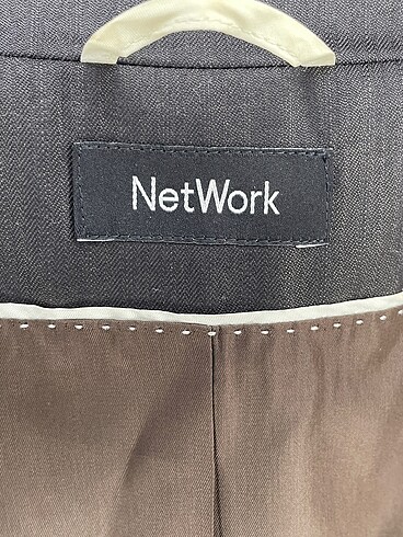 38 Beden kahverengi Renk Network Blazer %70 İndirimli.