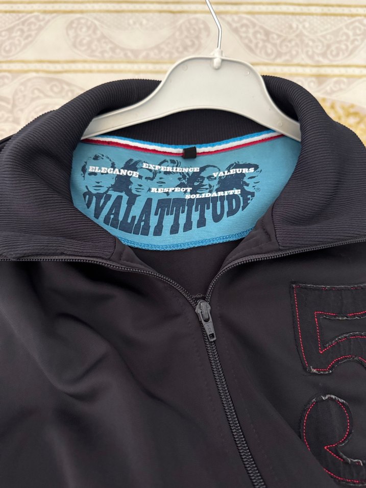 Siyah Fermuarlı Erkek Spor Ceket - Görsel 5