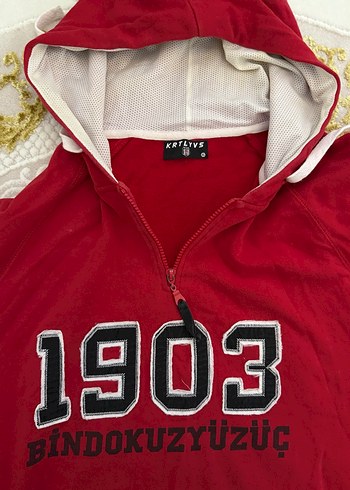 Orjinal Beşiktaş yarım fermuarlı polar - Görsel 3