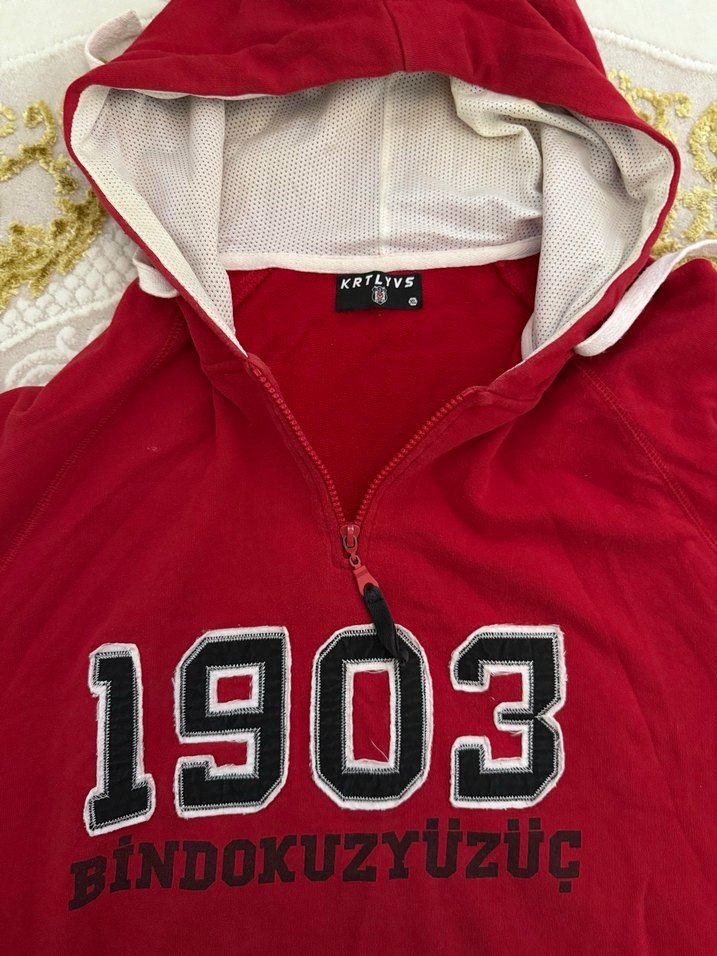 Orjinal Beşiktaş yarım fermuarlı polar - Görsel 3