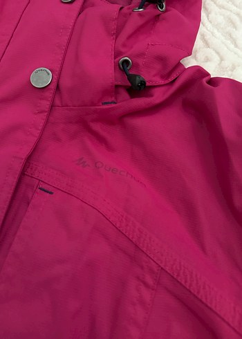 Kapüşonlu Pembe Kadın Ceket - Görsel 2