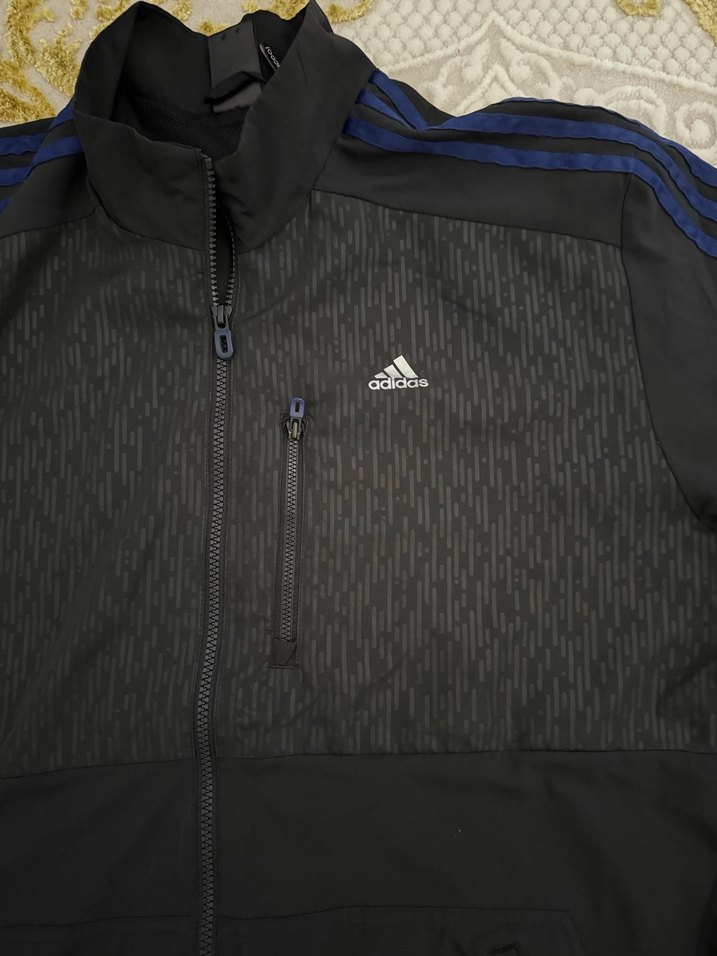 Erkek Siyah Fermuarlı Spor Ceket - Görsel 2