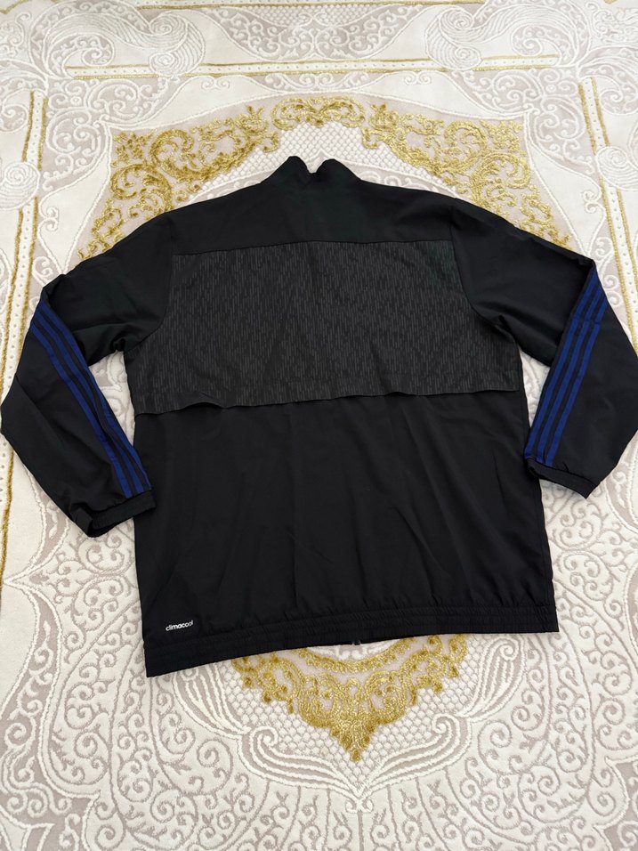 Erkek Siyah Fermuarlı Spor Ceket - Görsel 3