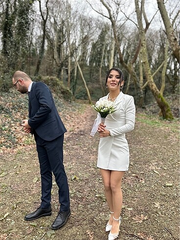 Nikah elbisesi beyaz elbise