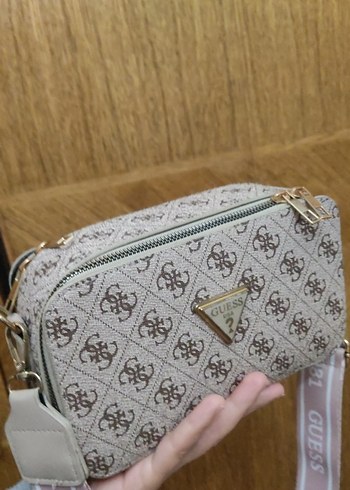 Baskılı Gri Kadın omuz çapraz Çantası - Görsel 5