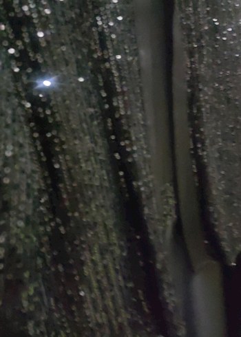 Uzun Siyah Drapeli Kadın Abiye Elbise - Görsel 7