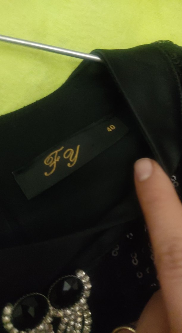 Uzun Siyah Drapeli Kadın Abiye Elbise - Görsel 3