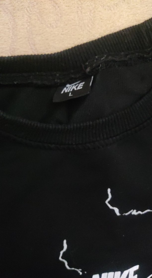 Nike Siyah Baskılı Oversize Sweatshirt - Görsel 2