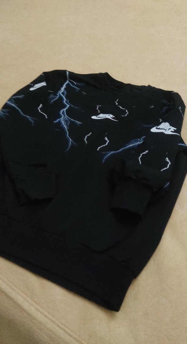 Nike Siyah Baskılı Oversize Sweatshirt - Görsel 5