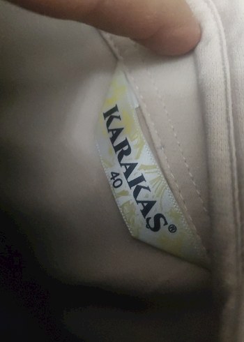 Düğmeli Bej Uzun Kollu Kadın Gömlek - Görsel 8