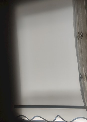 Beyaz Zincir Detayli Stor perde - Görsel 5