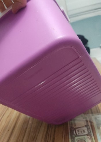 Tupperware Pastel Mor Plastik Saklama Kabı - Görsel 7