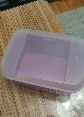 Tupperware Pastel Mor Plastik Saklama Kabı - Görsel 2