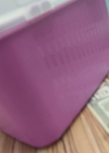 Tupperware Pastel Mor Plastik Saklama Kabı - Görsel 6