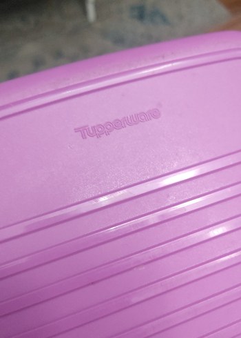 Tupperware Pastel Mor Plastik Saklama Kabı - Görsel 8