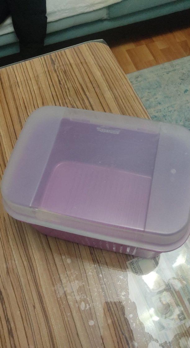Tupperware Pastel Mor Plastik Saklama Kabı - Görsel 2