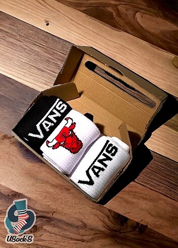 Vans, Chicago Bulls 3'lü Çorap Seti