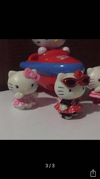  Hello Kitty mini figürler