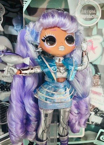 Mor Pastel Saçlı Robot Bebek Gamma Babe