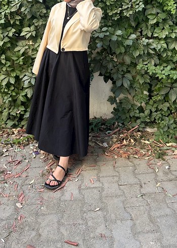 Açık sarı ceket