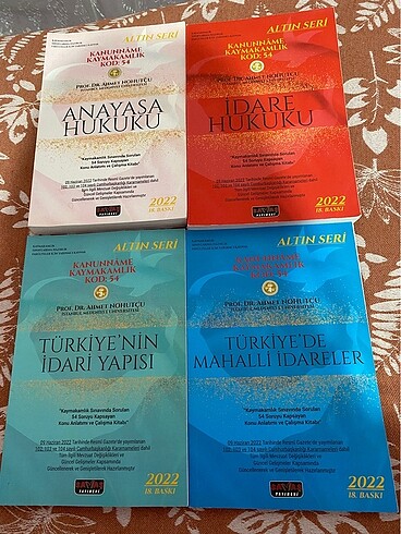 Savaş Yayınevi Kanunname Altın Seri Kaymakamlık Kod 54