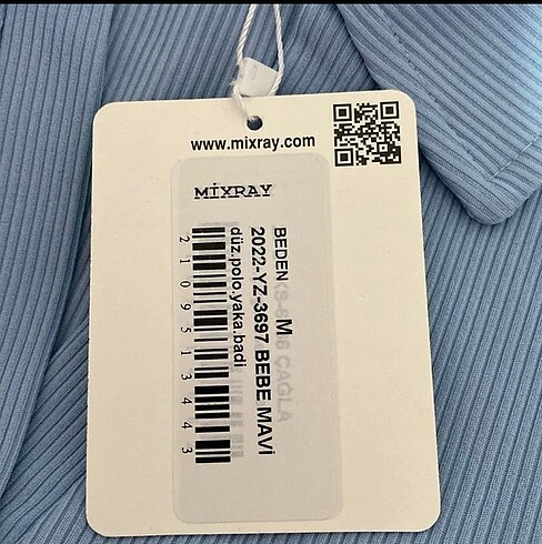 m Beden Mixray Polo Yaka Badi Bebe Mavisi